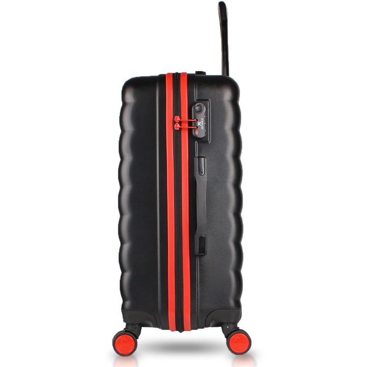 MYVALICE, CRSKBGLD bőrönd szett, Fekete