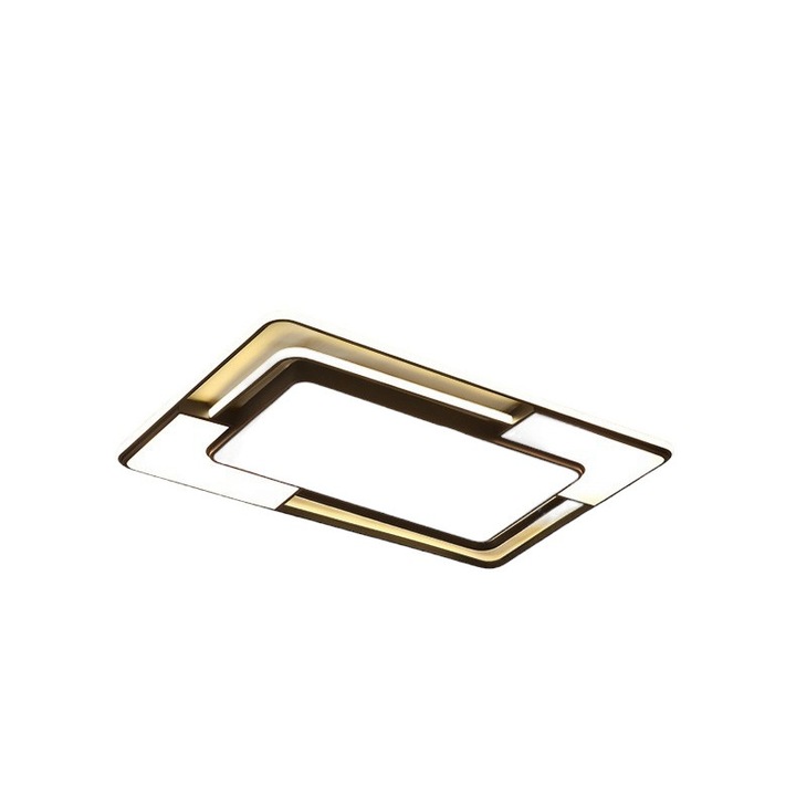 LED Полилей Energon Lighting, Алуминий, Правоъгълен, 288w, Диаметър 110/70 см, Черна рамка, 6500k/4000k/3000k