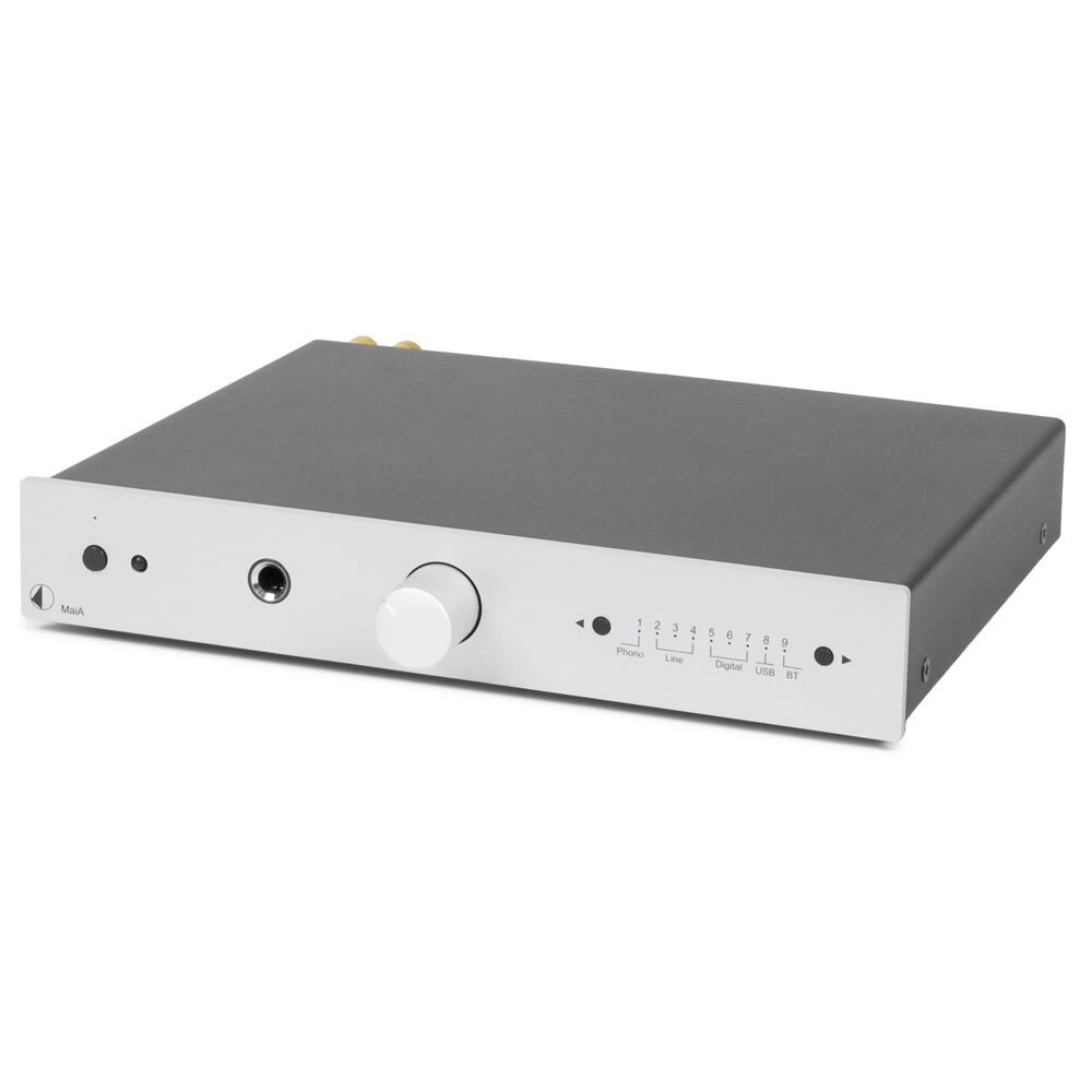 Amplificator integrat Pro-Ject MAIA, 2 x 25W, Argintiu