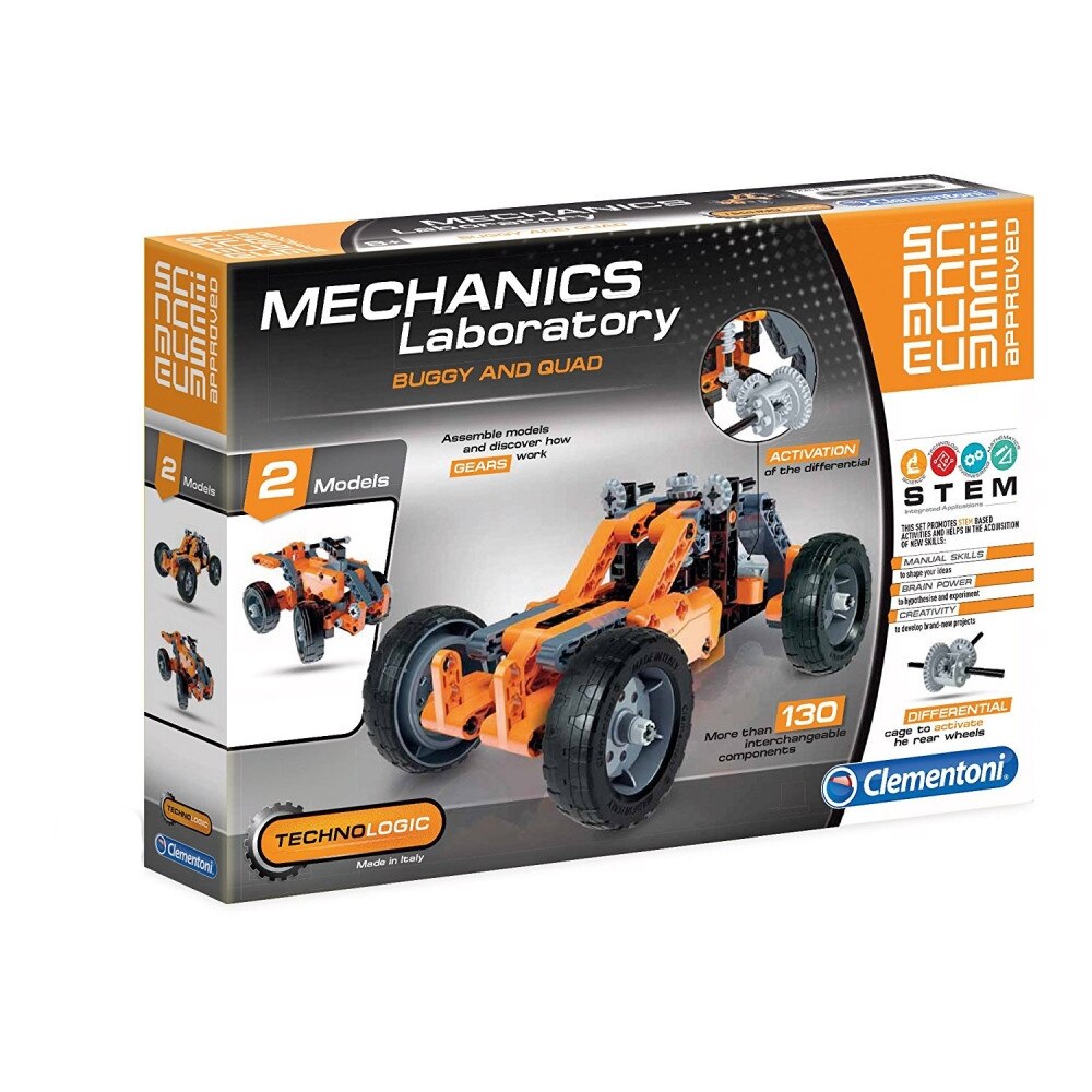 Set educativ Clementoni, Laboratorul de mecanica: Buggy si Quad
