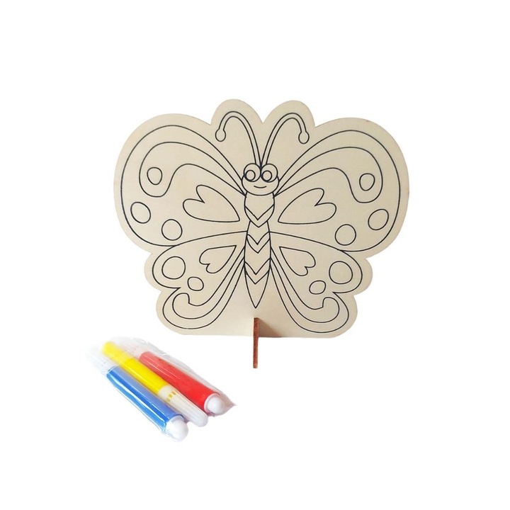 Festmény fára, Pillangó modell, 14 cm, 2012LF