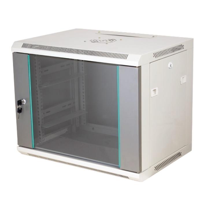 Függesztett szekrény, Q-Lantec, 19'', acél, szürke