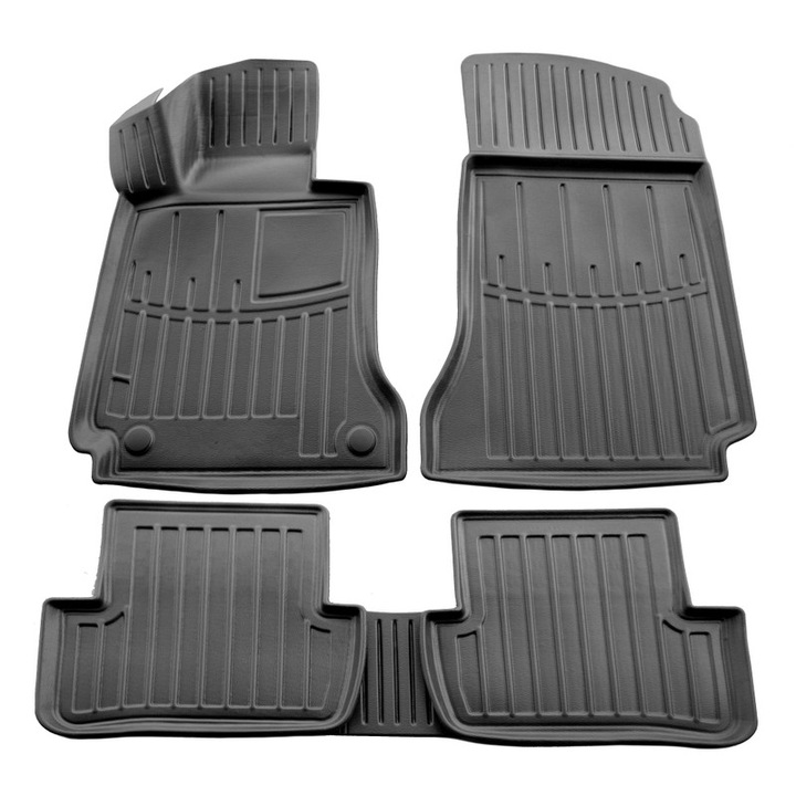 Комплект гумени стелки тип тава за Mercedes C Class W204 2007-2015 Xenon Bright®