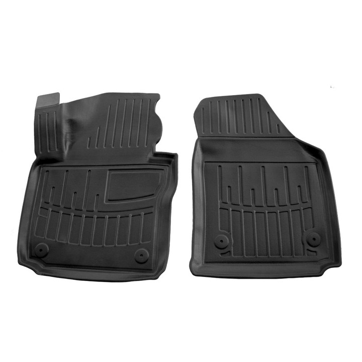 Set Covorase Auto Cauciuc Pentru Volkswagen Caddy III (2K) (2003-2020) (Fata), 2 piese