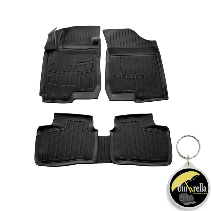 Set covorase auto G.Modern Line 3D pentru Hyundai I30 (Fd) (2007-2012) si breloc Umbrella