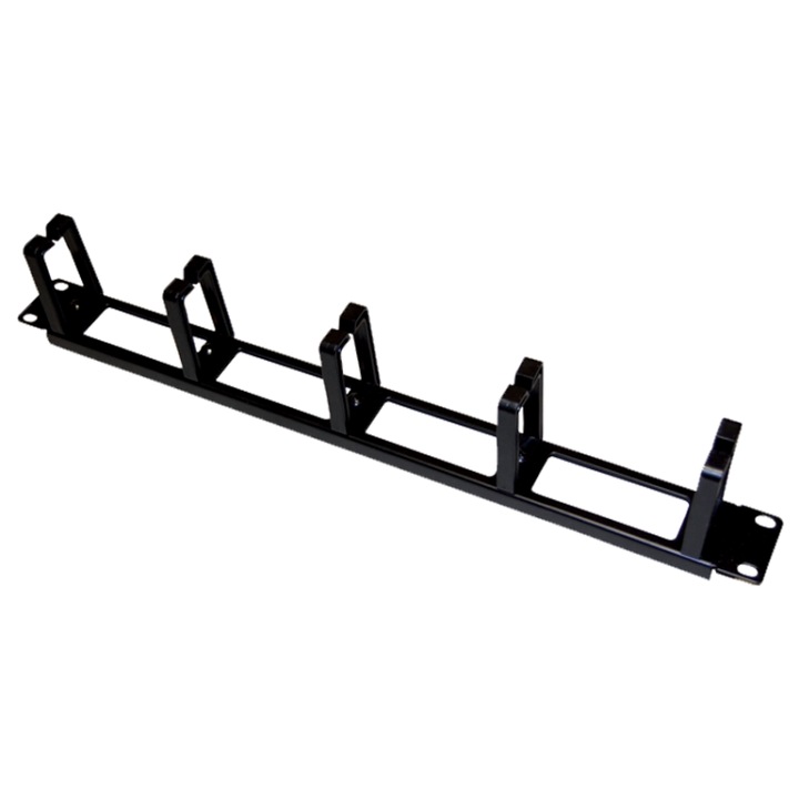 Органайзер за кабели с букси, 1U, 19", ALANTEC