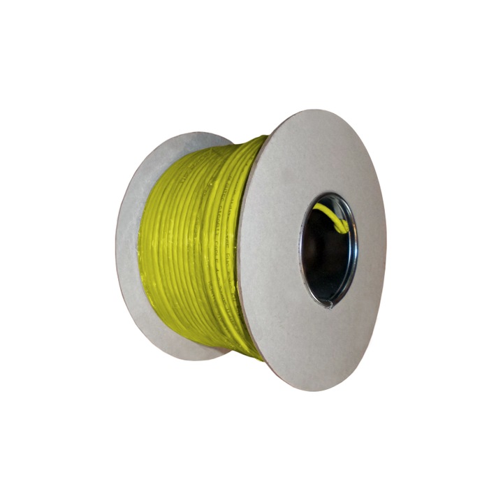 Cablu, Alantec, Cupru/Polietilena, 3 x 2 x 26/7AWG, 100 m, Galben