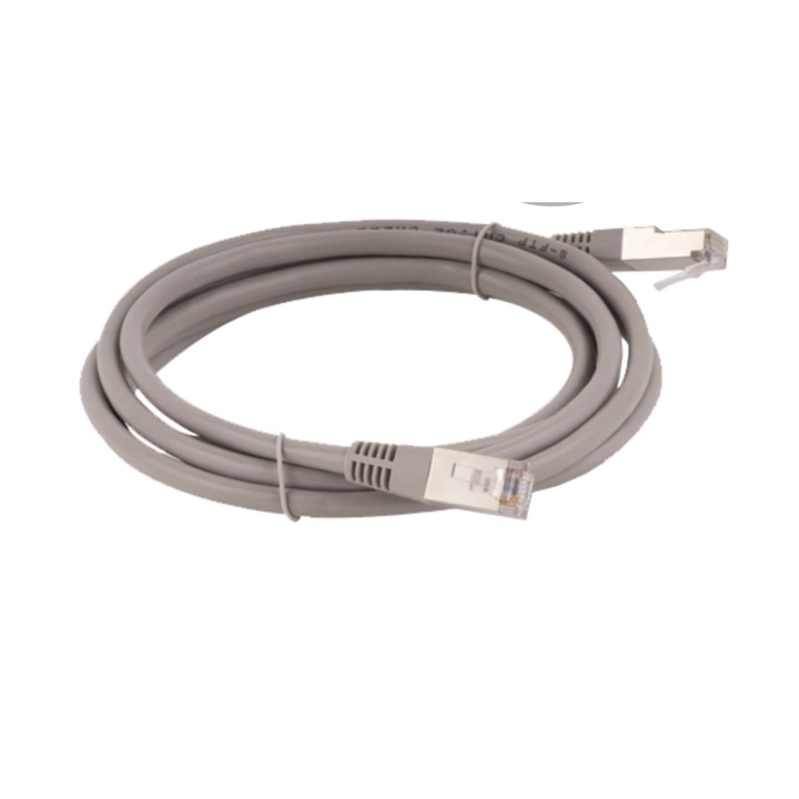 Patch-cord, F/UTP, cat.5e, PVC, 2,0 m, szürke, ALANTEC