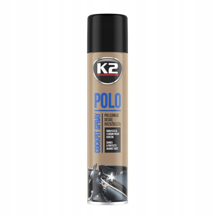 Spray a műszerfal karbantartására és védelmére, K2, 300ml