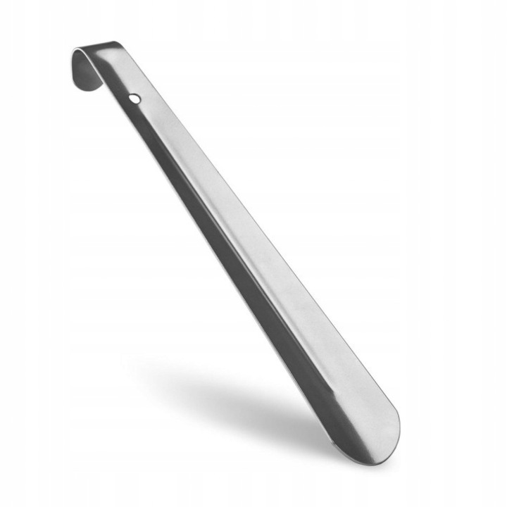 Incaltator scurt, Paolo Peruzzi, 26 cm, Metal, Argintiu