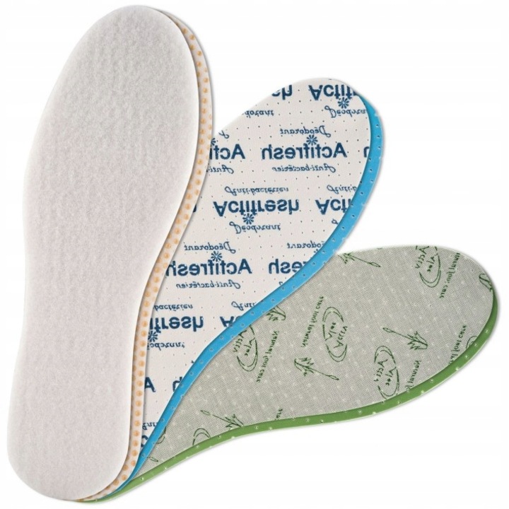 3 pár izzadásgátló talpbetét készlet, Paolo Peruzzi, Latex, Multicolor, 38 EU