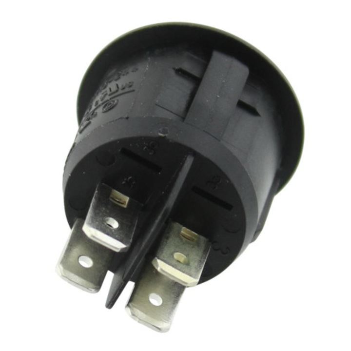 Intrerupator OFF-ON, 2 pozitii, DPST, BULGIN, R13244ABB076W, T234465