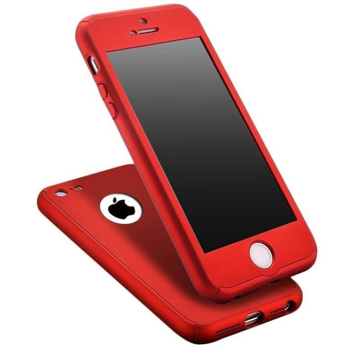 MyStyle Red Fullbody tok Apple iPhone 5 / Apple iPhone 5S / Apple iPhone 5SE teljes lefedettség 360 fokos ingyenes védőfólia