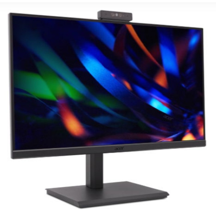 Monitor IPS LED ACER 23.8" B247YDEbmiprczxv, Full HD (1920 x 1080), VGA, HDMI, DisplayPort, Boxe, Pivot (Negru)