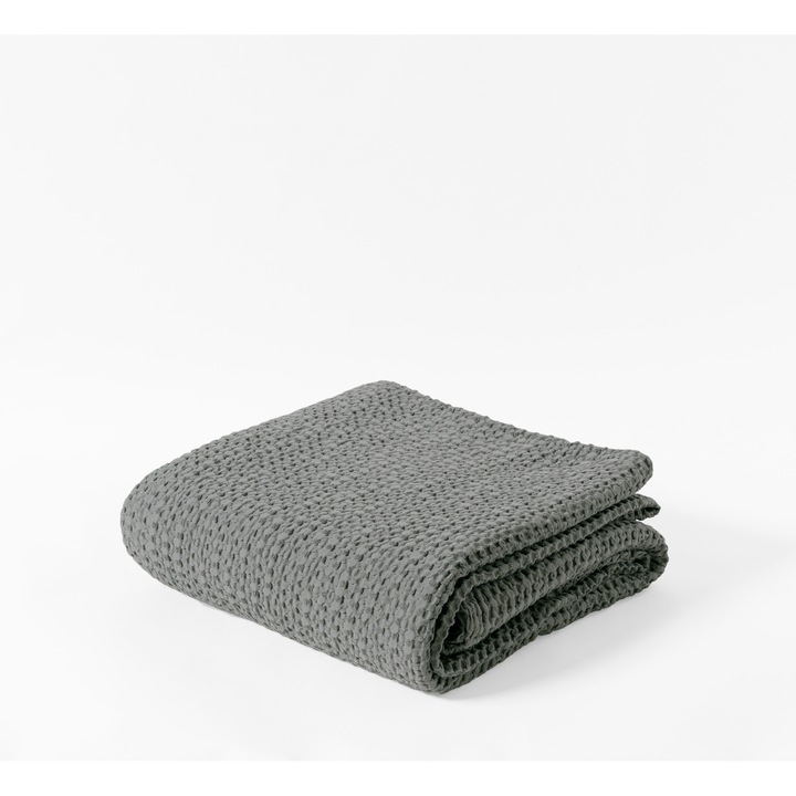 Кувертюра Vital Home, Памук, 160x240 см, Тъмно сиво