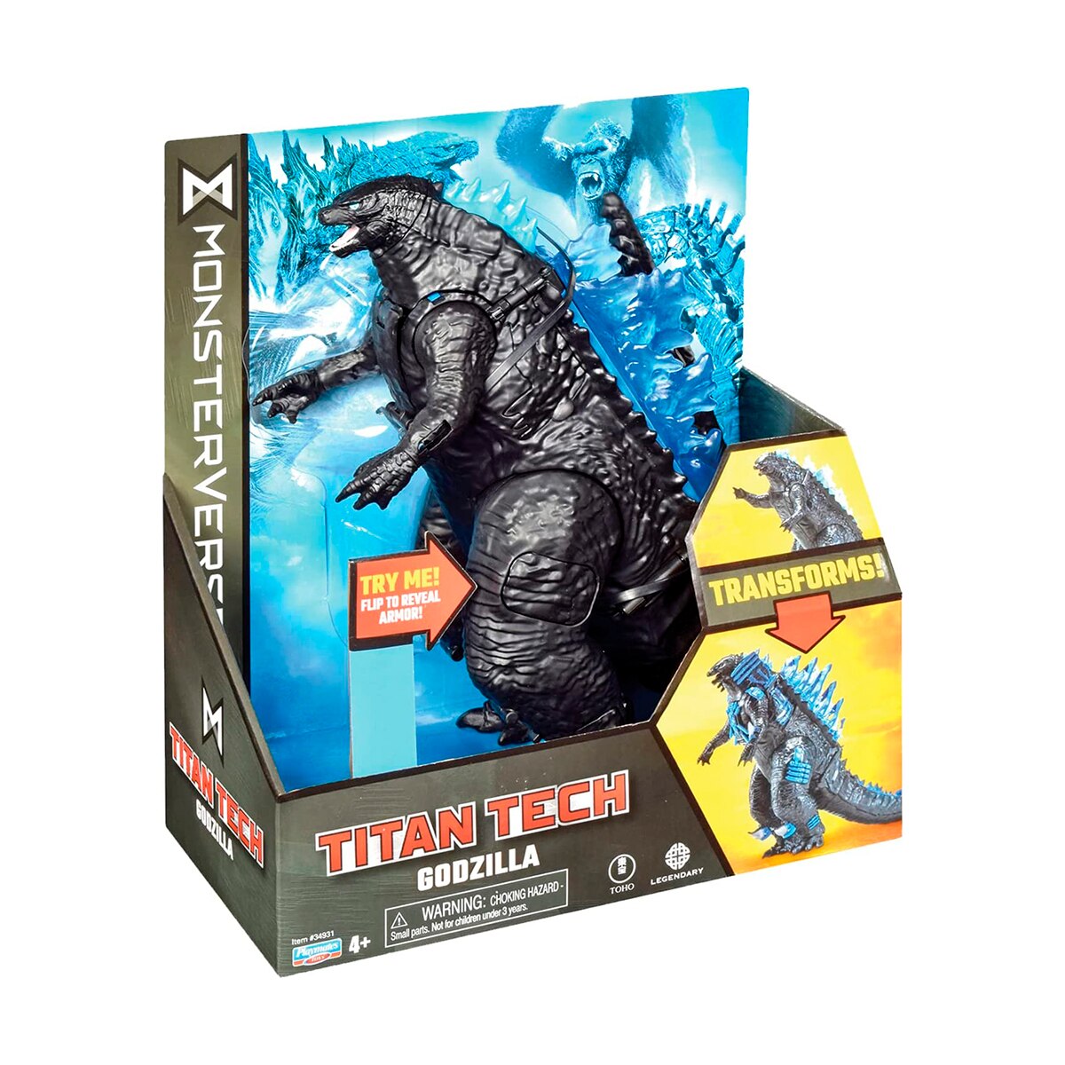 Figurina Godzilla 20 cm seria Titan Tech Godzilla vs Kong - eMAG.ro