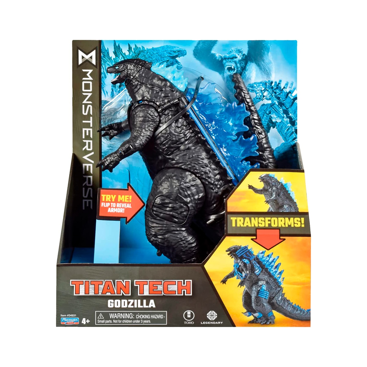 Figurina Godzilla 20 cm seria Titan Tech Godzilla vs Kong - eMAG.ro