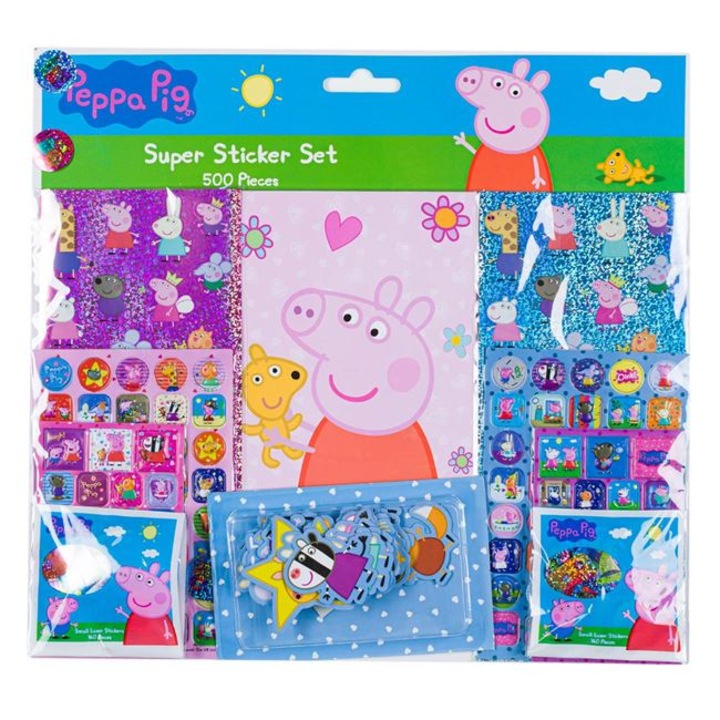 Set 500 stickere cu Peppa Pig