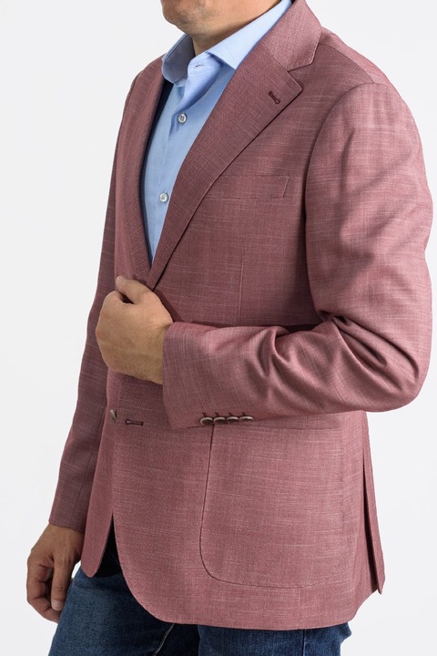 Елегантно мъжко яке, размер 48, цвят Visiniu