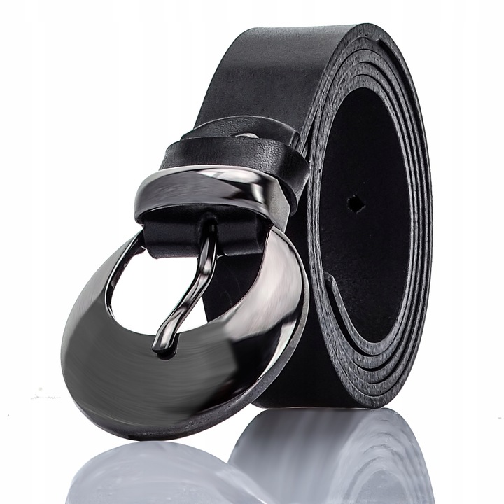 Curele dama Gracio din piele OL-89, Negru, 120