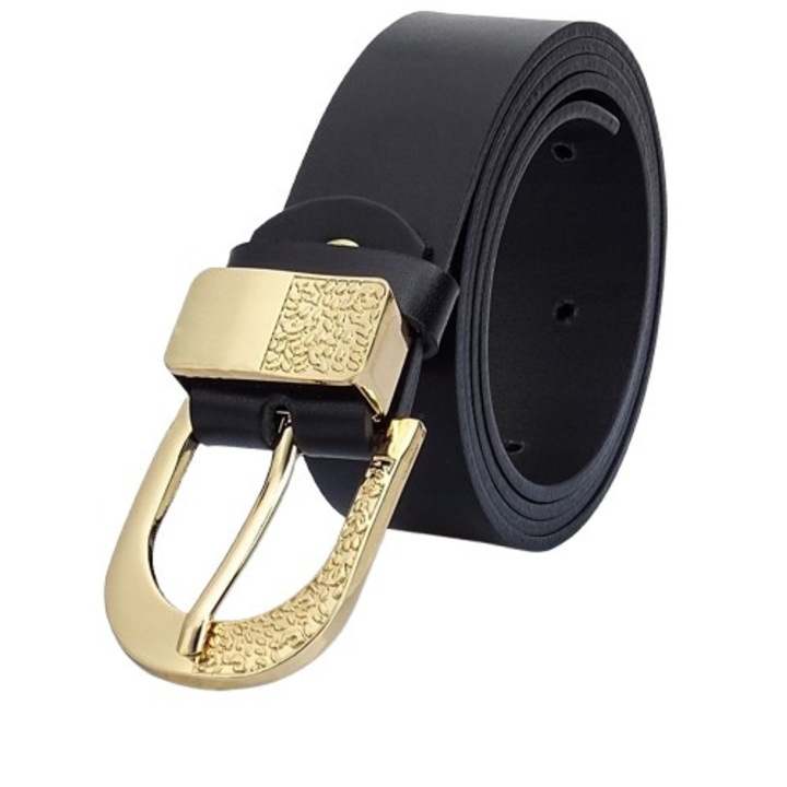 Curele dama Gracio din piele OL-25, Negru, 130