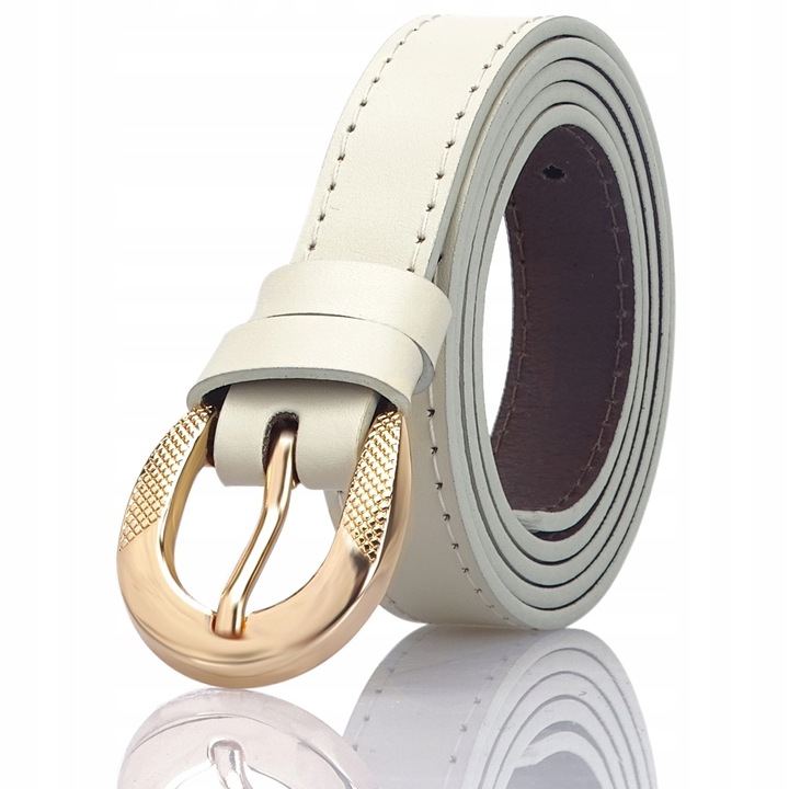 Curele dama Gracio din piele OL-58, Ecru, 120