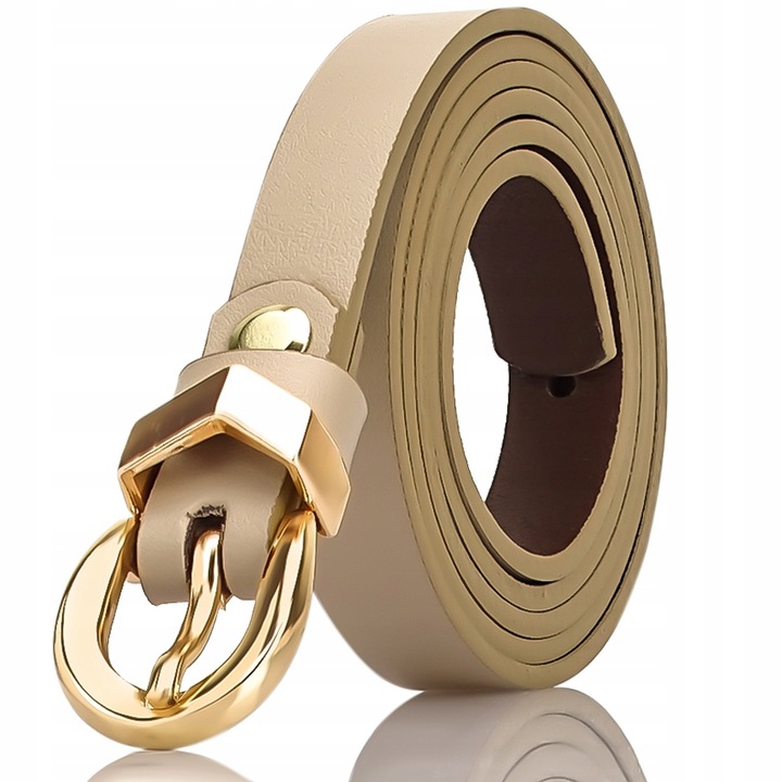 Curele dama Gracio din piele OL-54, Bej, 110