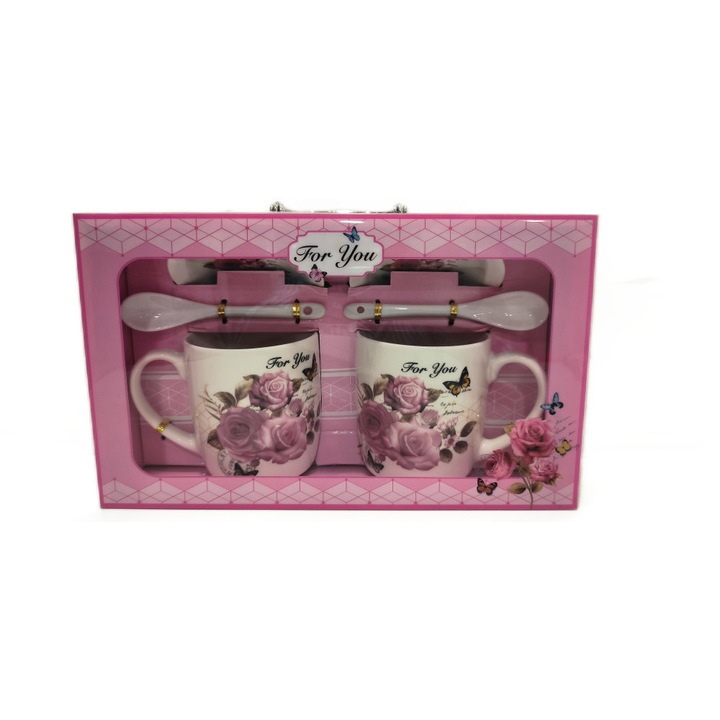 For You set de 6 cani roz