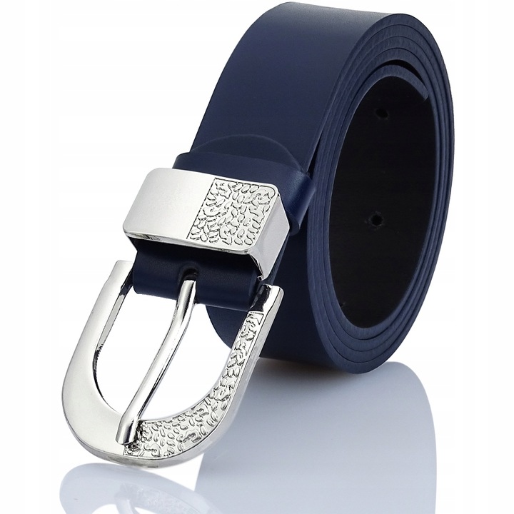 Curele dama Gracio din piele OL-23, Bleumarin, 125