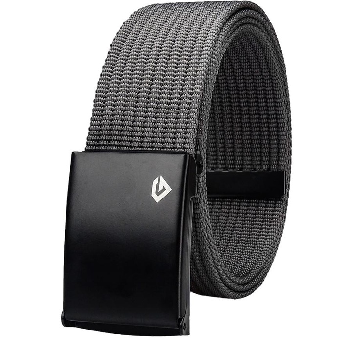 Curea barbati, Textil, Gri, Gracio PP-12, Gri, 150