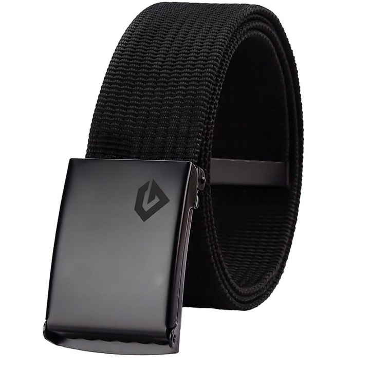 Curea barbati, Textil, Negru, Gracio PP-01, Negru, 170