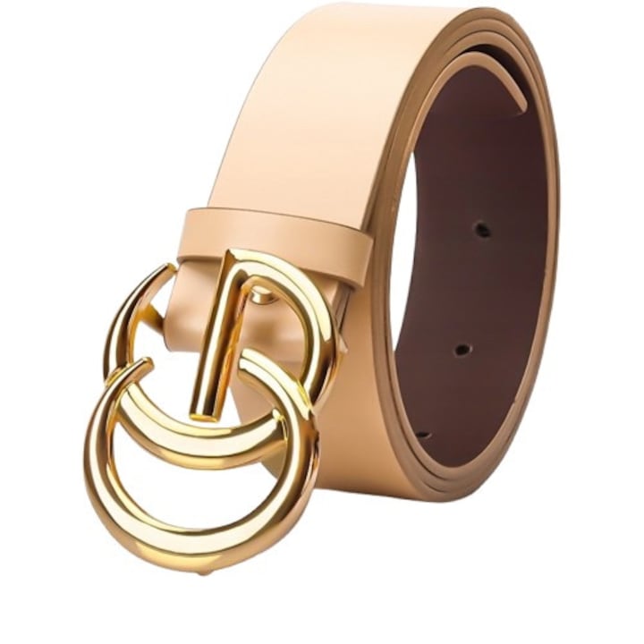 Curele dama Gracio din piele OL-13, Bej, 130