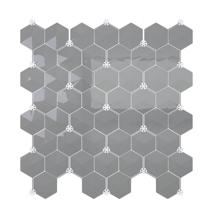 OXOWALL - OXO1M2 térelválasztó készlet - (OP02) opál füst 1m2