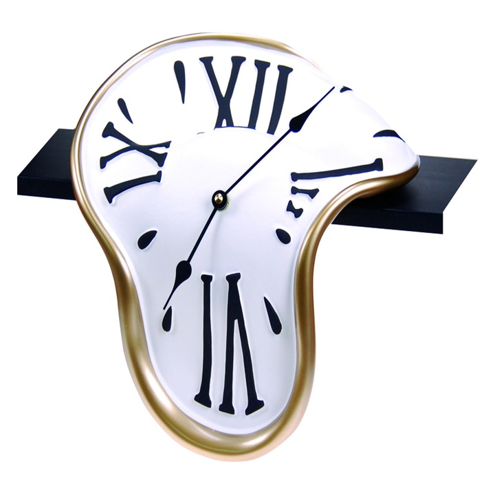 Ceas decorativ, Antartidee, Rasina, 30 x 28 x 16 cm, Multicolor