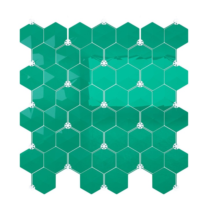 OXOWALL - OXO1M2 térelválasztó készlet - (OP05) opál zöld 1 m2