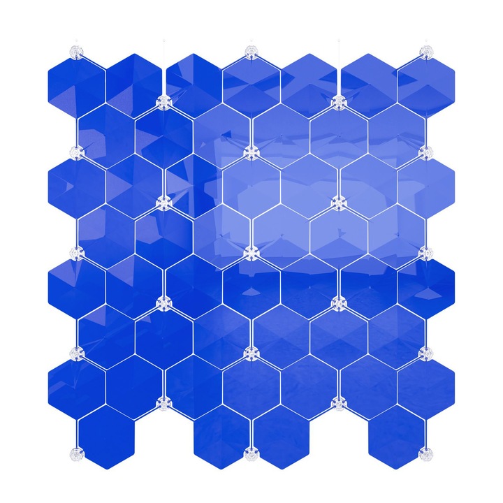 OXOWALL - OXO1M2 térelválasztó készlet - (OP03) opál kék 1 m2