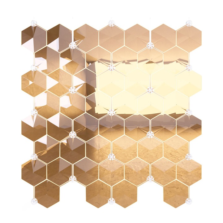 OXOWALL - OXO1M2 térelválasztó készlet - (TR20) víztiszta UV narancs 1 m2