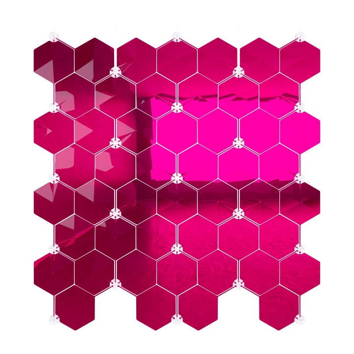 OXOWALL - OXO1M2 térelválasztó készlet - (TR06) víztiszta vörös 1 m2