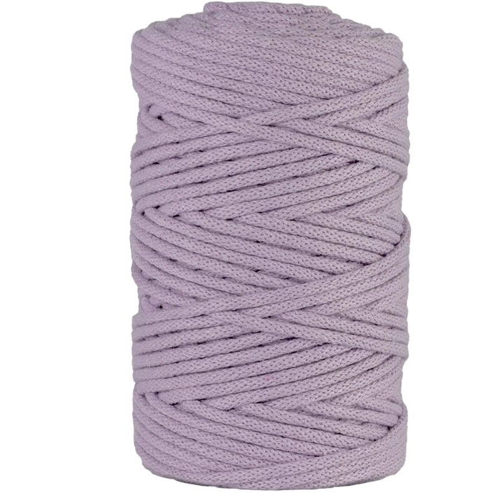 Zsinór makraméhoz, Netuno, Pamut, 3 mm, 100 m, Lila