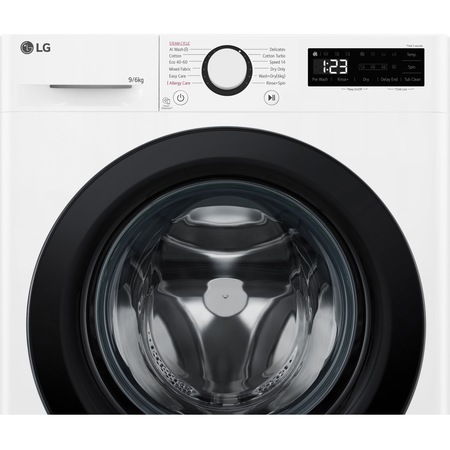 Пералня със сушилня LG F4DR509SBW, 9 кг Пране, 6 кг Сушене, 1400 об./мин., Бял