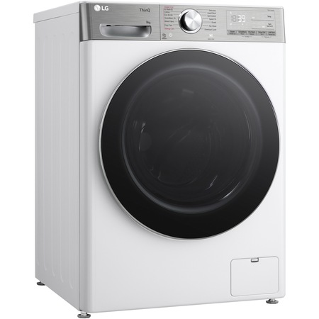 Masina de spalat rufe LG F4WR909P3W, 9 kg, 1400 rpm, Clasa A, Motor Direct Drive, WiFi ,TurboWash, Smart Diagnosis, Alb