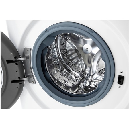 Masina de spalat rufe LG F2WR909P3W, 9 kg, 1200 rpm, Clasa A, Motor Direct Drive, Steam+, Smart Diagnosis, Alb