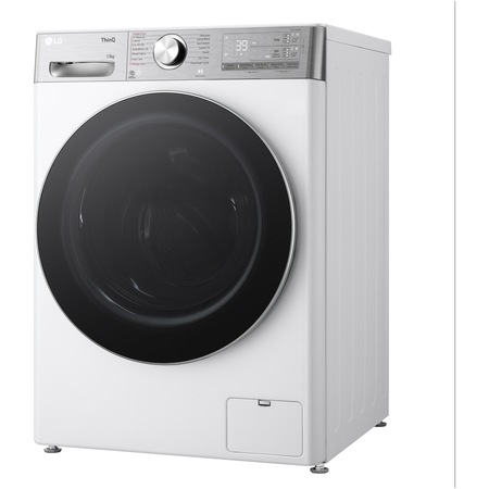 Masina de spalat rufe LG F4WR913P2WA, 13 kg, 1400 rpm, Motor AI Direct Drive , Clasa A, Wi-Fi, Turbowash, ezDsipense, Alb