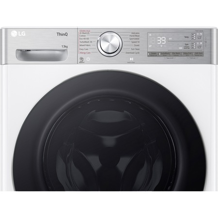 Пералня LG F4WR913P2WA, 13 кг, 1400 об/мин, Мотор AI Direct Drive, Клас A, Wi-Fi, Turbowash, ezDsipense, Бял