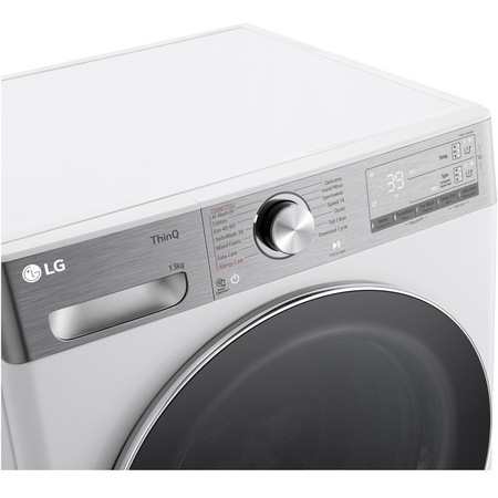Masina de spalat rufe LG F4WR913P2WA, 13 kg, 1400 rpm, Motor AI Direct Drive , Clasa A, Wi-Fi, Turbowash, ezDsipense, Alb