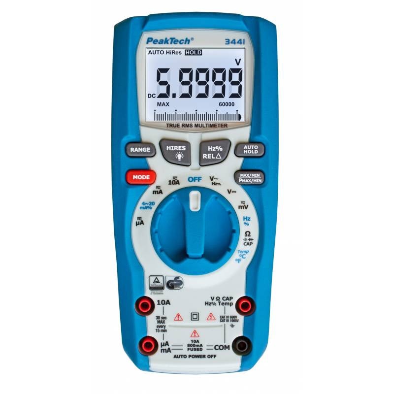 PeakTech® P 2180» Digital multimeter with LCR meter, 6,000 counts