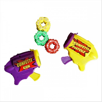 Pistol mini cu confeti, 6 trageri +3 cartuse, Radar 34640 Pistol mini cu confeti, 6 trageri +3 cartuse, Radar 34640