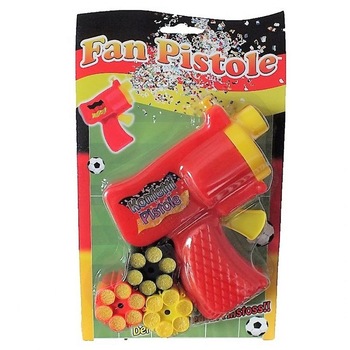 Pistol cu confeti fotbal, 6 trageri +3 cartuse, Radar 34622 Pistol cu confeti fotbal, 6 trageri +3 cartuse, Radar 34622