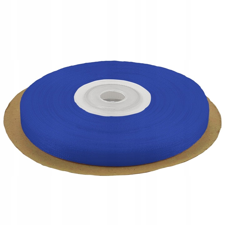 Aksa szalag, sifon, 6mm, sötétkék, 32m