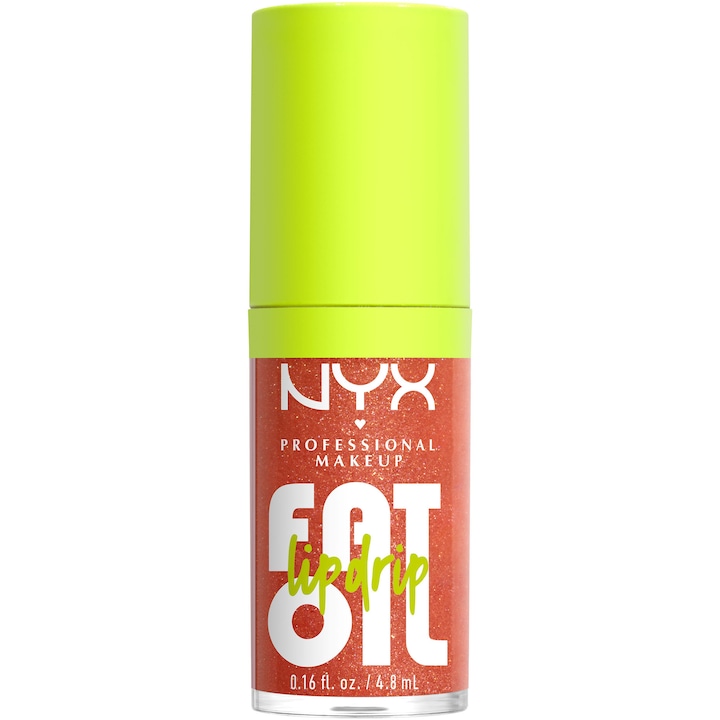 Гланц за устни NYX Professional Fat Oil Lip Drip, Follow Back, 4,8 мл